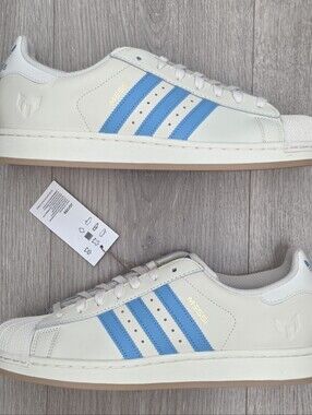 Adidas X Lionel Messi Superstar Shell Toe Argentina JQ1256 Men's 9.5 NWT Limited